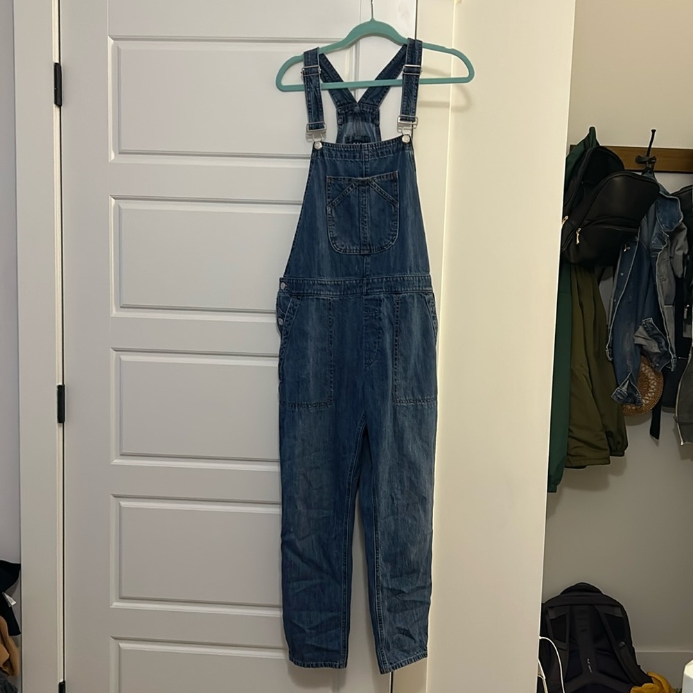 Gap Relaxed Denim Overalls